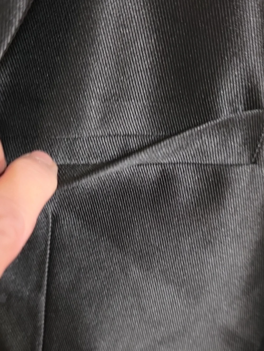NWT Nova MEN Money Routine Cropped Suit Jacket Shiny Black Pockets Modern XXXL